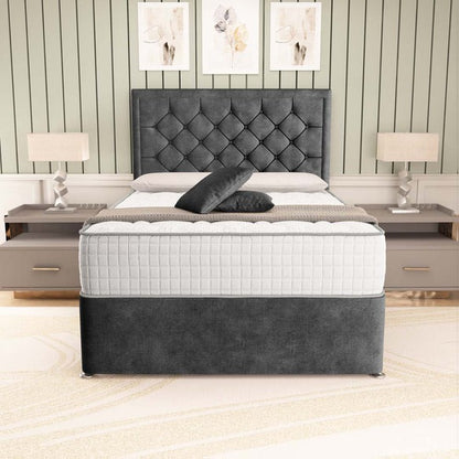 Panama Divan Bed - Charcoal Coniston