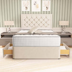 Panama Divan Bed - Cream Naples