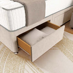 Panama Divan Bed - Cream Naples