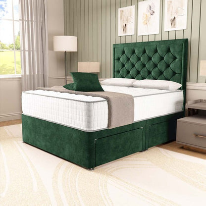 Panama Divan Bed - Emerald Coniston