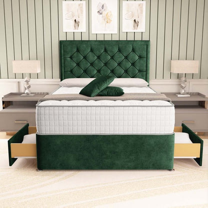 Panama Divan Bed - Emerald Coniston