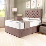 Panama Divan Bed - Mauve Naples