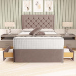 Panama Divan Bed - Mauve Naples