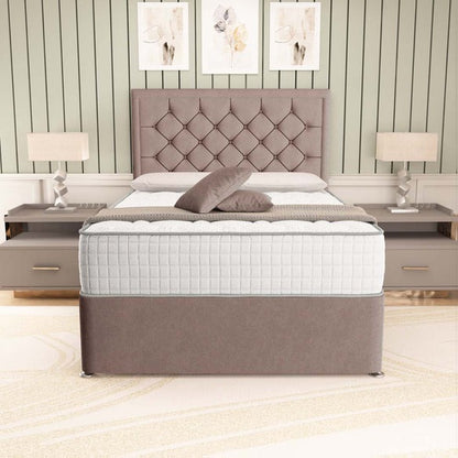 Panama Divan Bed - Mauve Naples