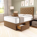 Panama Divan Bed - Mink Naples