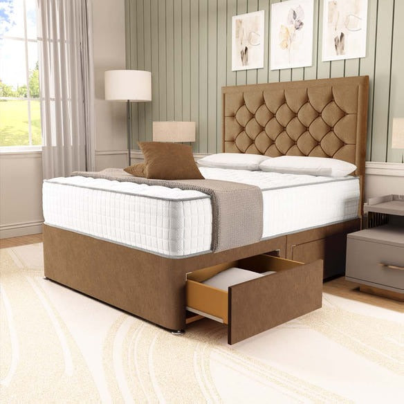 Panama Divan Bed - Mink Naples