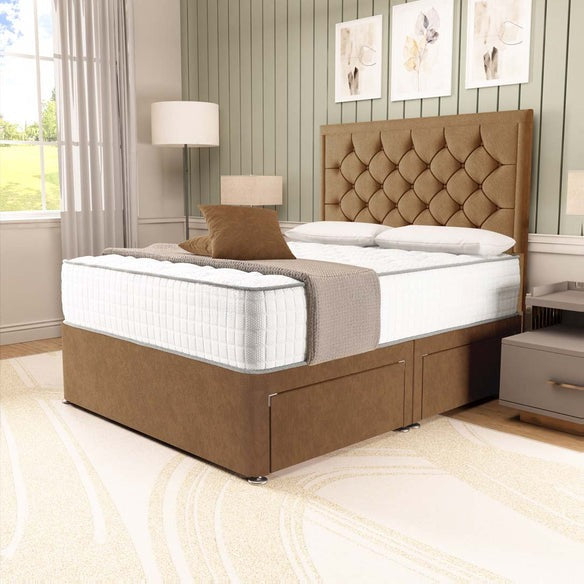Panama Divan Bed - Mink Naples