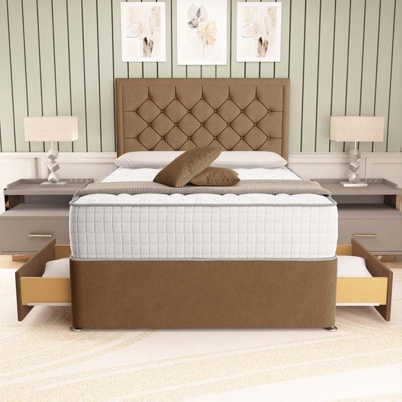 Panama Divan Bed - Mink Naples