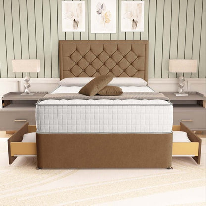 Panama Divan Bed - Mink Naples