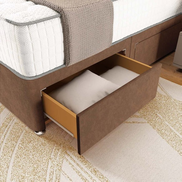 Panama Divan Bed - Mink Naples