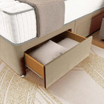Panama Divan Bed - Mink Plush Velvet
