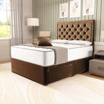 Panama Divan Bed - Mocca Plush Velvet