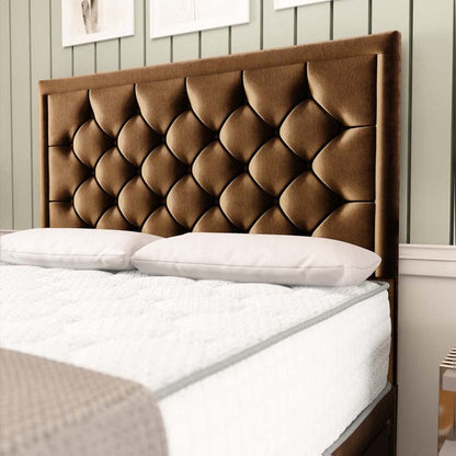 Panama Divan Bed - Mocca Plush Velvet