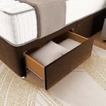 Panama Divan Bed - Mocca Plush Velvet