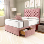 Panama Divan Bed - Pink Coniston