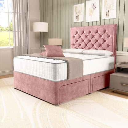 Panama Divan Bed - Pink Coniston