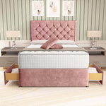 Panama Divan Bed - Pink Coniston