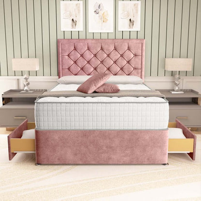 Panama Divan Bed - Pink Coniston