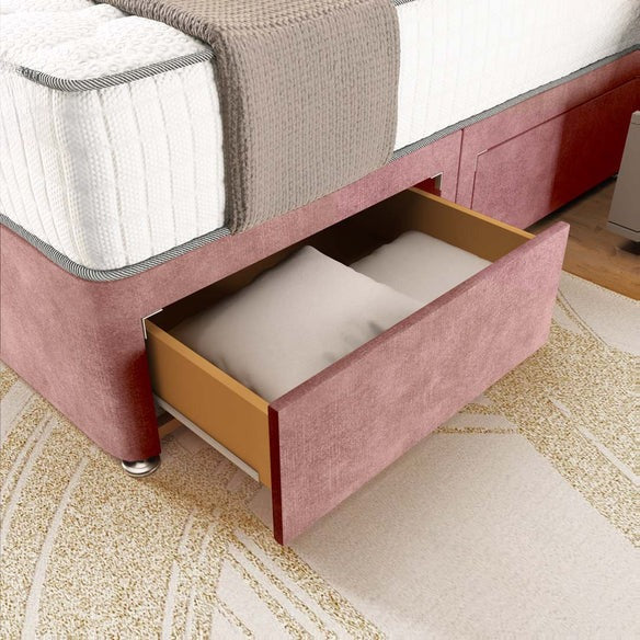 Panama Divan Bed - Pink Coniston