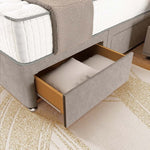 Panama Divan Bed - Seal Grey Naples