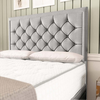 Panama Divan Bed - Silver Linoso