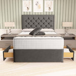 Panama Divan Bed - Slate Grey Naples