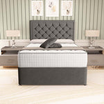 Panama Divan Bed - Slate Grey Naples