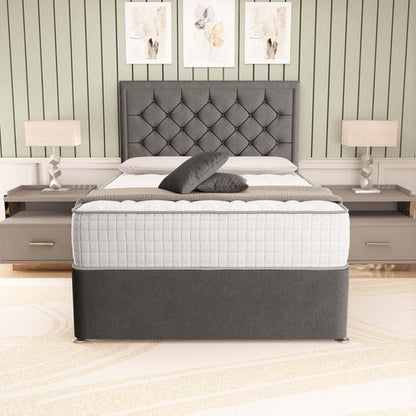 Panama Divan Bed - Slate Grey Naples