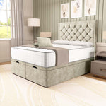 Panama Ottoman Divan Bed - Almond Coniston