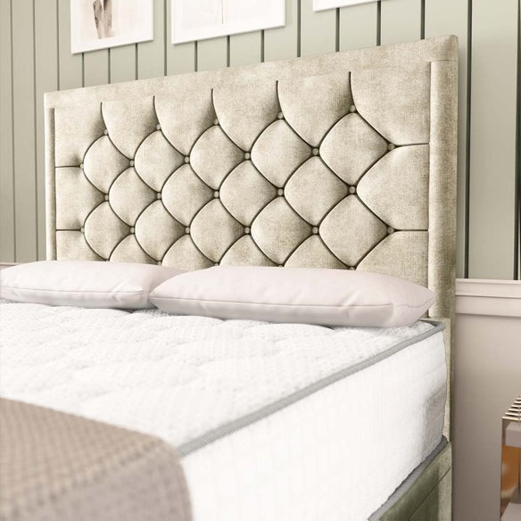 Panama Ottoman Divan Bed - Almond Coniston
