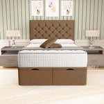 Panama Ottoman Divan Bed - Mink Naples