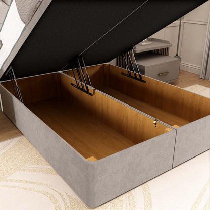 Panama Ottoman Divan Bed - Seal Grey Naples