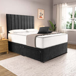 Prague Divan Bed - Black Naples
