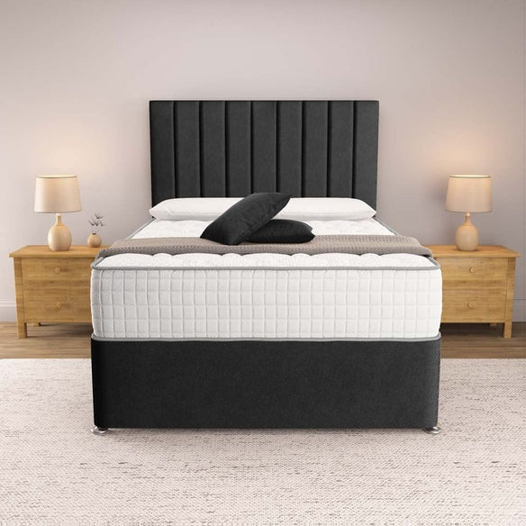 Prague Divan Bed - Black Naples