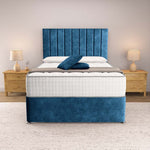 Prague Divan Bed - Blue Coniston