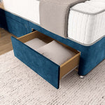 Prague Divan Bed - Blue Coniston