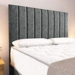 Prague Divan Bed - Charcoal Chenille