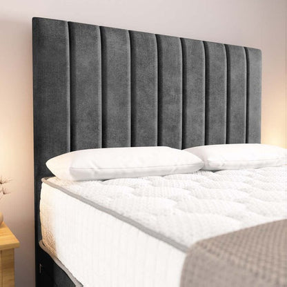 Prague Divan Bed - Charcoal Coniston