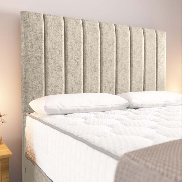 Prague Divan Bed - Cream Chenille