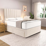 Prague Divan Bed - Cream Naples