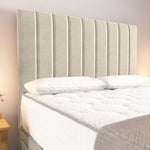 Prague Divan Bed - Cream Plush Velvet