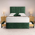Prague Divan Bed - Emerald Coniston