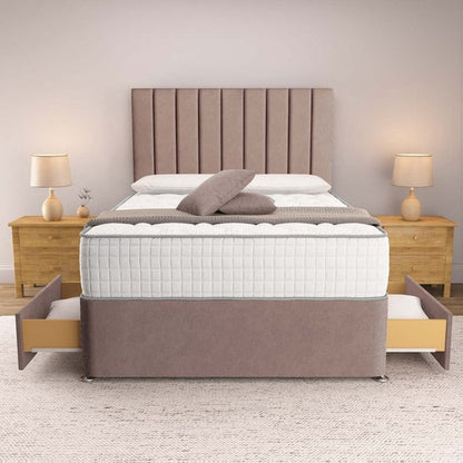 Prague Divan Bed - Mauve Naples
