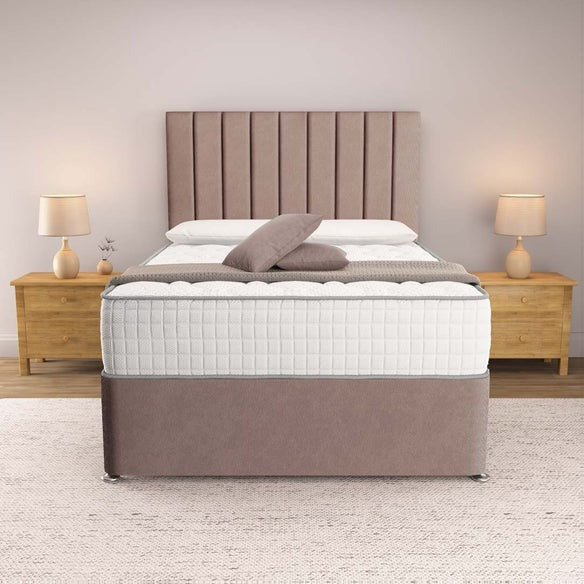 Prague Divan Bed - Mauve Naples
