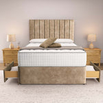 Prague Divan Bed - Mink Coniston
