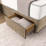Prague Divan Bed - Mink Coniston