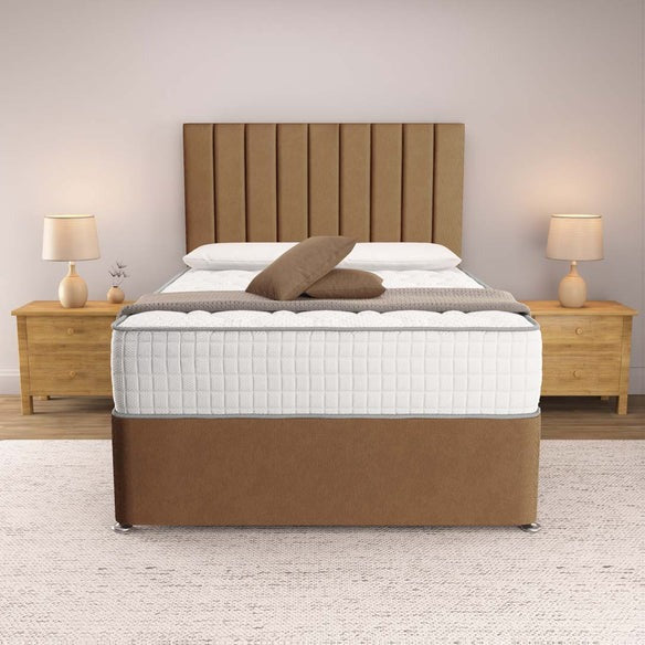 Prague Divan Bed - Mink Naples