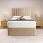 Prague Divan Bed - Mink Plush Velvet
