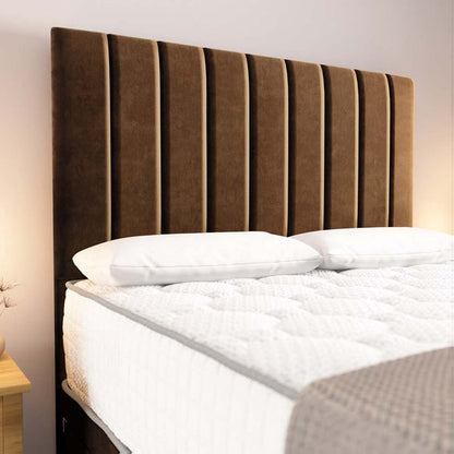 Prague Divan Bed - Mocca Plush Velvet