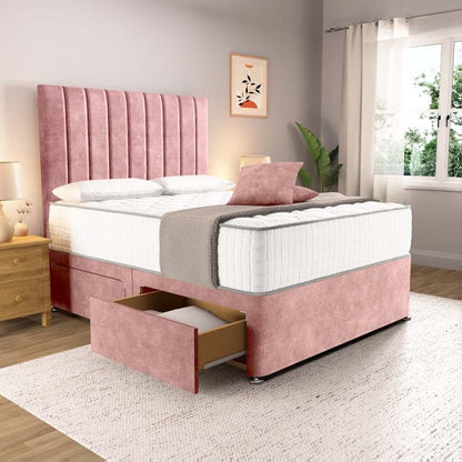 Prague Divan Bed - Pink Coniston